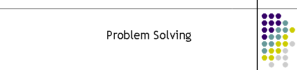 Problem Solving